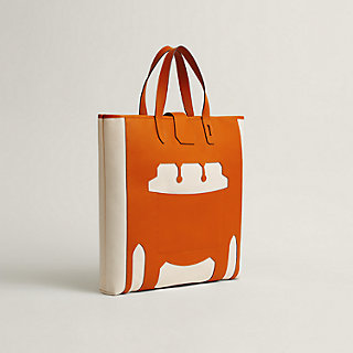Monsieur B cutting tote bag, large model | Hermès Hong Kong SAR